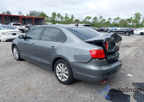 2012 Volkswagen Jetta 2.5L Se из США, поврежденный, VIN 3VWDX7AJ5CM321771